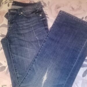 LONDONJEAN Dark Blue Boot Cut Jeans